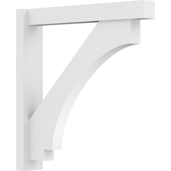 Ekena Millwork Imperial Architectural Grade PVC Outlooker with Block Ends, 5"W X 30"D X 30"H OUTP05X30X30IMP05 - main